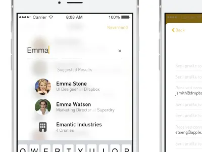 Krony (aka Rive) app apple design graphic handshake interaction krony mac network ui ux watch