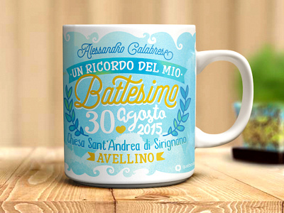 Baptism gift baptisme christening coffee cup lettering mugs