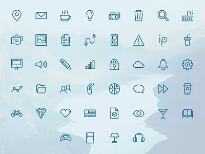 Multipurpose Icon Pack WIP design icon icon set icons illustration line icons minimal outline stroke