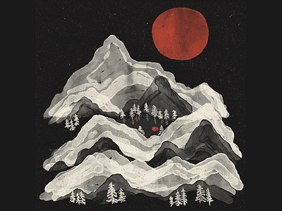 Moon Lake... lake landscape moon mountains nature reflection wild wilderness