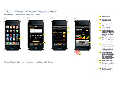 Restuarant Finder App app finder ios iphone restaurant