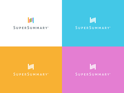 SuperSummary Logo Exploration branding education explore flat illustrator isoflow logo supersummary symbol