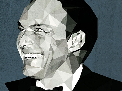 Old blue eyes design illustration illustrator lowpoly my art no app portrait rat pack