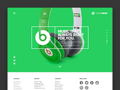 Beats beats concept earphone parallax redesign sketch