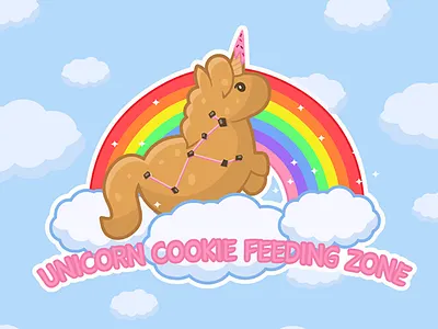 Cookiecorn on rainbow cookie cookiecorn corn ebdots eight black dots unicorn