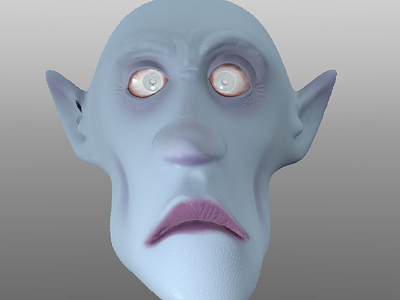 Vampire WIP 3d character vampire