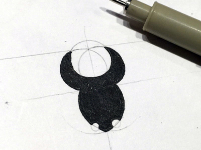 The Daily Mark 081 - Bull abstract bull design hand drawn logo dailymark icon mark symbol thedailymark