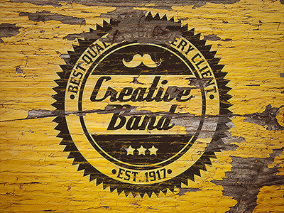 15 Logo Mock Ups V3 background badge graphicriver grunge label mock ups presentation retro vintage