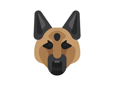 german shepherd dog german shepherd illustration pet puppy