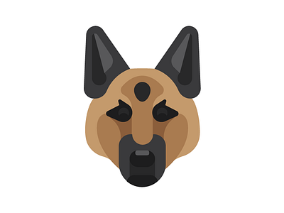 german shepherd dog german shepherd illustration pet puppy