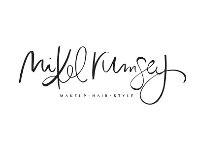 Mikel Rumsey Brand - Brush Pen brush pen free hand hand lettered pentel