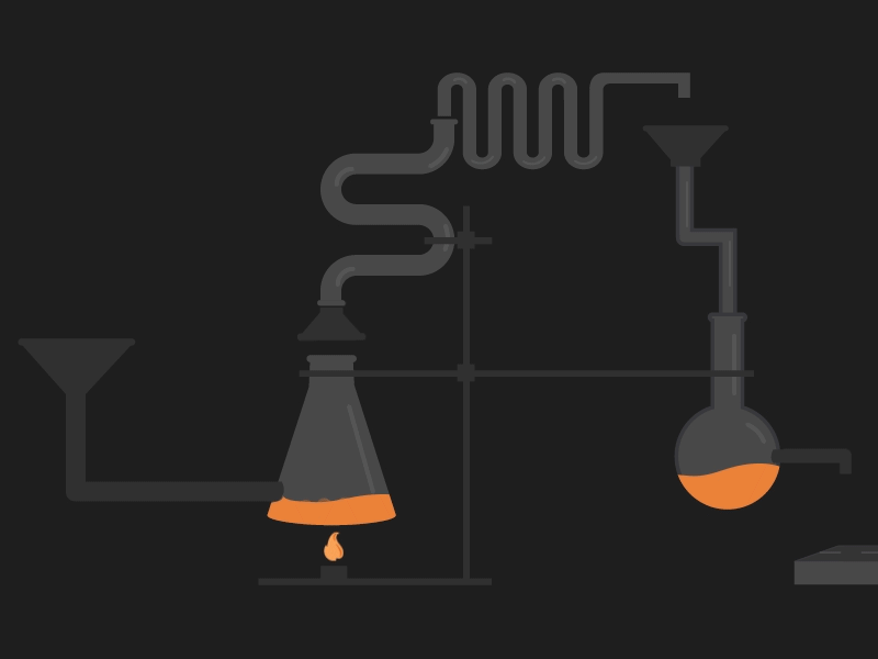 Radio Pharm Animation animation chemistry lab motion