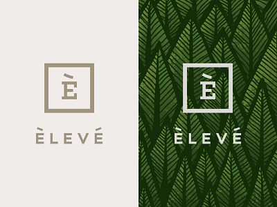 Eleve bar brand branding charleston french french cuisine hotel logo logo design lounge restaurant restaurant logo