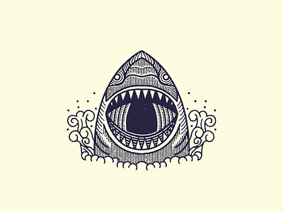 Shark Attack illustration shark