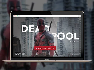 Deadpool Teaser deadpool marvel movie ui user interface website