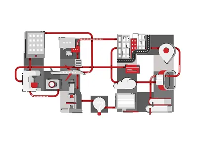 4.0 4.0 illustration industry internet line art nashville