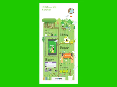 Greenfactory brochure flat illust naver