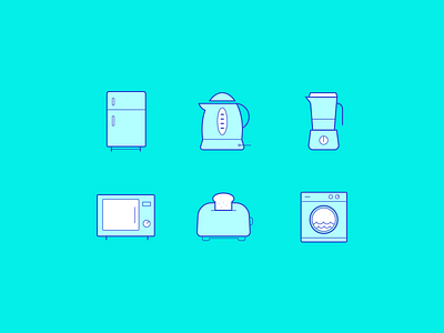 Kitchen Icons Freebie freebie icons kitchen icons line icons outline vector icons