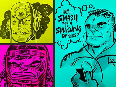 Doodles doodles highforge orlando agency pen and ink