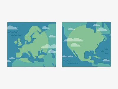 GoDaddy Map Illustrations design godaddy illustration landscapes maps