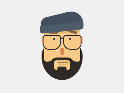Timothy from OK Go avatar flat illustration okgo people practise