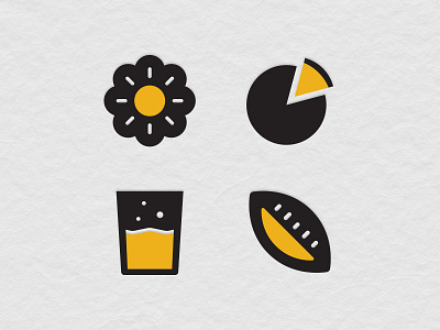 Grub design food icons illustration minimalistic simple tone