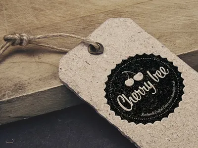 Cherrybee Logo Tag brand cake cherrybee logo tag