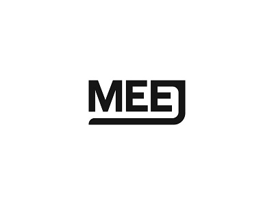 Mee3 - Strategy & content agency 3 black and white bold clean logo me optical illusion review simple strategy test three