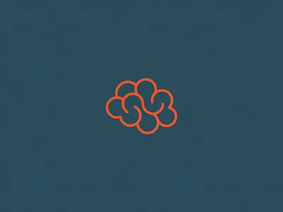 Brain Coach brain logo vector