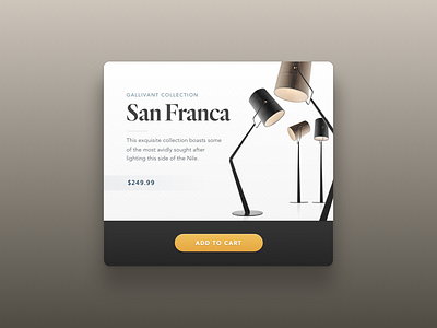 San Franca decor ecommerce shopping ui ux web