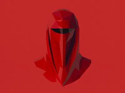 Imperial Guard flat design geometric illustration illustrator imperial guard low poly star wars vector
