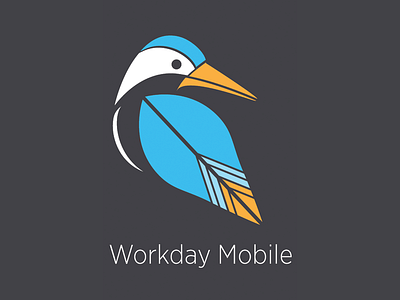 Workday / Mobile Graphic bird graphic design illustration logo