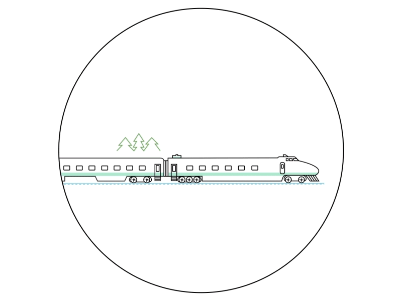 Travelling airplane cab illustrator line icon line illustration plane taxicab train transition travelling