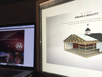 Morton Builders responsive ui ux design