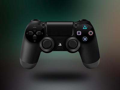 Dualshock 4 app controller designgame dualshock4 gamepad graphicsdesign icon ipad iphone playstation4 ui vector