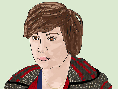 Lena Dunham digital girls illustration lena dunham