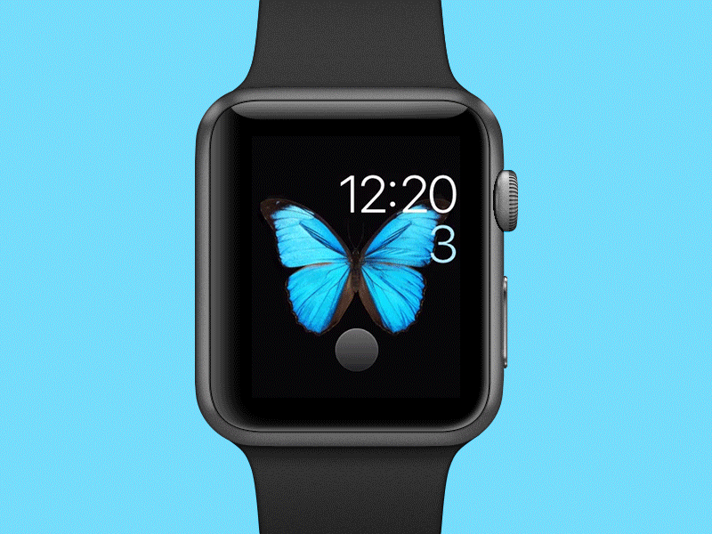 Glances Prototype animation apple watch calendar design example framer framerjs glances interaction pages prototype weather