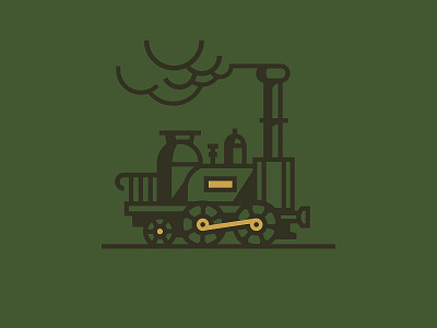 Steam Train chu chu illustration steam steampunk train