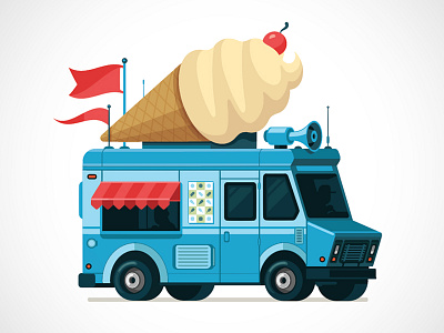 Icecream Truck adweek icecream icrecream summer truck vehicle