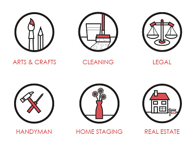 Small Business Club Icons icons web