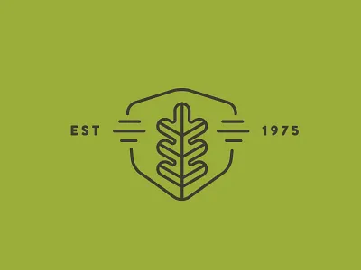 Epsky Woodworking Icon badge brand branding icon illustration leaf mark mono shield