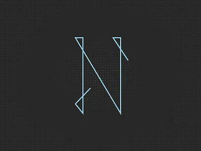 N For Noah letters monograms n type