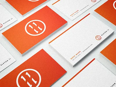 Eleven 11 Biz Card agency biz card branding business card creative digital digital agency flexfriday
