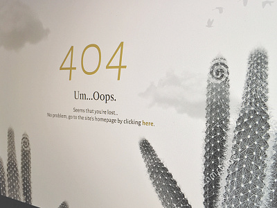 404 Page 404 design designing error typography ui web website