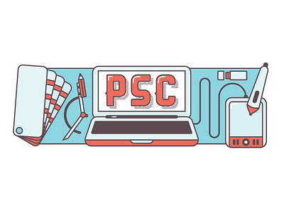 Art Department Design Slice art college design flat graphic illustration t shirt vector