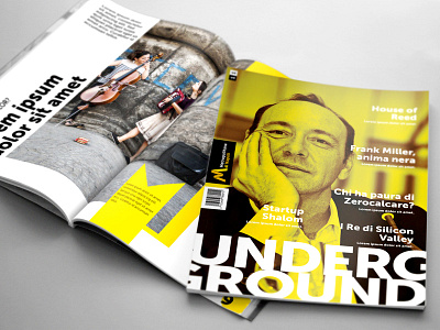 Editorial design for Metropolitana di Napoli book editorial indesign kevin spacey magazine metro metropolitana naples napoli undeground