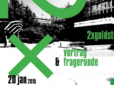 Poster 2xgoldstein graphic design poster poster design print design tribute typography