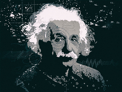 Math + Nature einstein illustration math nature