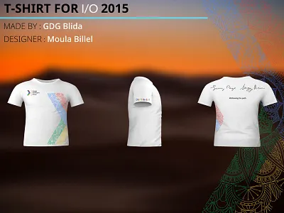 Google I/O T-shirt participation 2015 arabesque culture design devlopers gdg google io larry page photography shirt