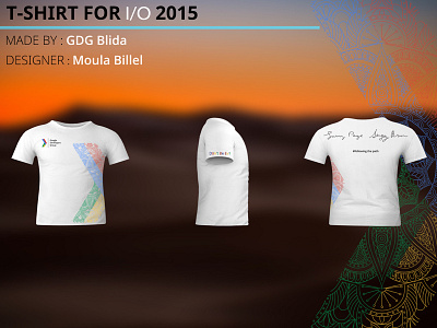 Google I/O T-shirt participation 2015 arabesque culture design devlopers gdg google io larry page photography shirt